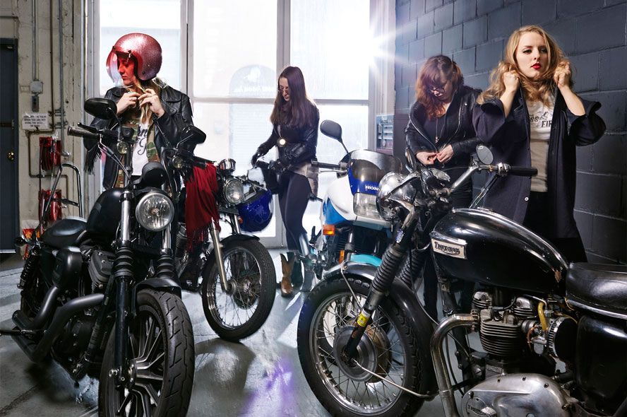motorbike gang fashion